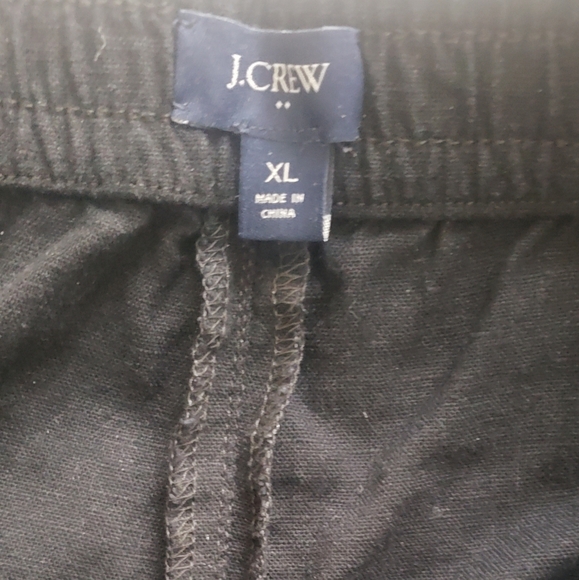 J. CREW Linen Shorts- black Womens XL - Picture 3 of 4
